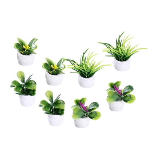 minkissy 8 Stück Miniature Pflanzenmodell Teiliges mit Bonsai und Topfpflanzen für Puppenhäuser als Dekoration und Zubehör für Gartenszenen und Mini Häuser minkissy 8 Stück Miniature Pflanzenmodell Teiliges mit Bonsai und Topfpflanzen für Puppenhäuser als Dekoration und Zubehör für Gartenszenen und Mini Häuser von minkissy