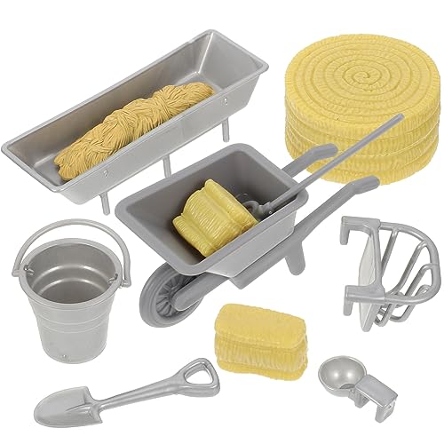 minkissy 8 Stück Teiliges Bauernhof Spielzeugset für Miniatur Zubehör für Realistische Landschaftsdekoration für Puppenhäuser und Sandkästen minkissy 8 Stück Teiliges Bauernhof Spielzeugset für Miniatur Zubehör für Realistische Landschaftsdekoration für Puppenhäuser und Sandkästen von minkissy