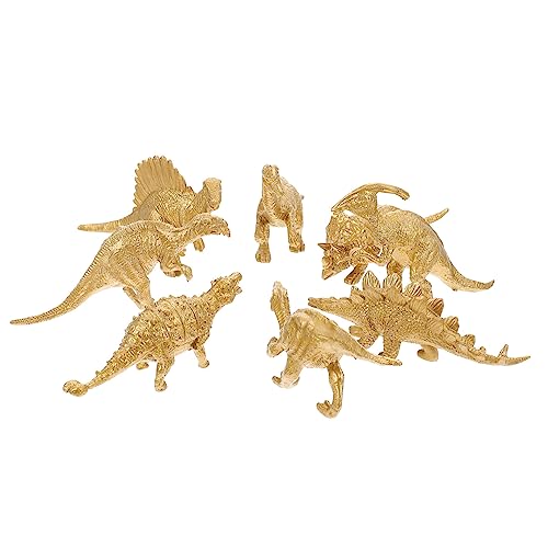 minkissy 8 Stück Teiliges Dekoratives Dinosaurier Modellset aus Hochwertigem Realistische Simulation Kindersicheres und Schreibtisch Deko für Kinderzimmer und Partygestaltung von minkissy