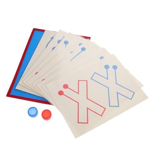 minkissy 8 Stück Teiliges Gehirnentwicklungsspielzeug für Kleinkinder Lernspiel zur Hand Augen Koordination Interhemisphärisches Training für Alter Jahren von minkissy