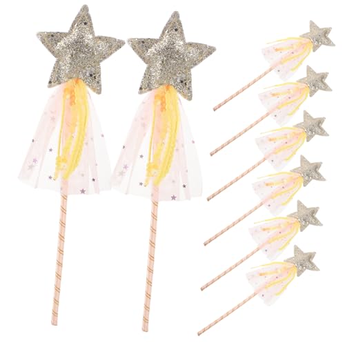 minkissy 8 Stück Teiliges Glitzer Feenstäbe Sternform Leichte Robuste Prinzessin Zauberstäbe für Mädchen für Bühnenauftritte Kostümpartys Rollenspiele und Geburtstagsfeiern minkissy 8 Stück Teiliges Glitzer Feenstäbe Sternform Leichte Robuste Prinzessin Zauberstäbe für Mädchen für Bühnenauftritte Kostümpartys Rollenspiele und Geburtstagsfeiern von minkissy