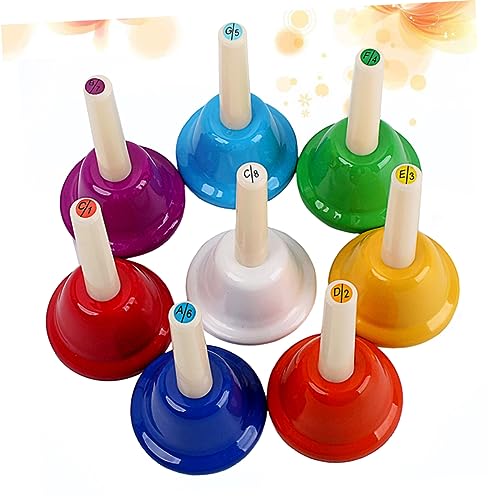 minkissy 8 Stück Teiliges Handglocken mit Klaren Buntes Pädagogisches Klangspielzeug für Kindergarten Leichte Stabile Handglocken zur Frühkindlichen der Koordination und Musikalität minkissy 8 Stück Teiliges Handglocken mit Klaren Buntes Pädagogisches Klangspielzeug für Kindergarten Leichte Stabile Handglocken zur Frühkindlichen der Koordination und Musikalität von minkissy