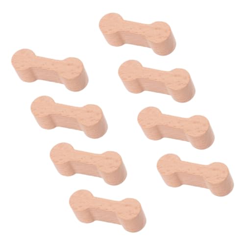 minkissy 8 Stück Teiliges Holzbahn Verbindungsstücke Robuste Adapter für DIY Holzspielzeug Kompatibel mit Verschiedenen Schienen Fördert Kreativität und Problemlösungsfähigkeiten von minkissy