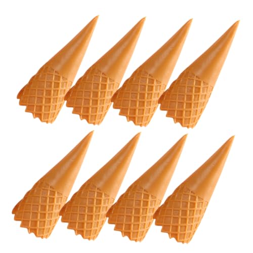 minkissy 8 Stück Teiliges Mini Eiscreme Modell aus Realistische Nachbildung für DIY und Ausstellungszwecke für Kreative Bastelprojekte und Kinderfreundliche Spielmöglichkeiten von minkissy