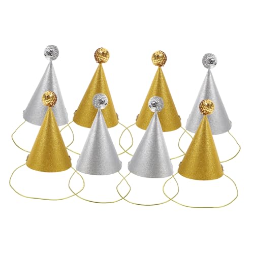 minkissy 8 Stück Teiliges Mini Geburtstagskappen mit Glitzer und Pompons Papier Partyhüte für Junge Mädchen Vielseitige Partydeko für Shower Klassenzimmer und Fotos Bunte Mischung minkissy 8 Stück Teiliges Mini Geburtstagskappen mit Glitzer und Pompons Papier Partyhüte für Junge Mädchen Vielseitige Partydeko für Shower Klassenzimmer und Fotos Bunte Mischung von minkissy