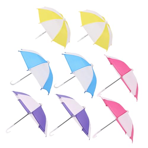 minkissy 8 Stück Teiliges Mini Puppenhaus Regenschirm Bunte Kleine Sonnenschirme Lebendige Farben Kreative Spielaccessoires für Puppenhaus Dekoration und Fotorequisiten für Fantasievolles minkissy 8 Stück Teiliges Mini Puppenhaus Regenschirm Bunte Kleine Sonnenschirme Lebendige Farben Kreative Spielaccessoires für Puppenhaus Dekoration und Fotorequisiten für Fantasievolles von minkissy