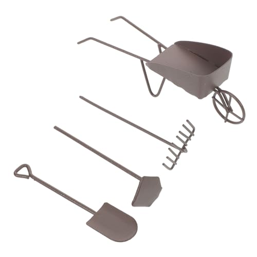 minkissy 8 Stück Teiliges Miniatur Gartenwerkzeug für Puppenhäuser Rostfarbene Mini Schubkarre Schaufel Rechen Vielseitige Mini Gartendekoration für Sukkulenten Bonsai und Micro minkissy 8 Stück Teiliges Miniatur Gartenwerkzeug für Puppenhäuser Rostfarbene Mini Schubkarre Schaufel Rechen Vielseitige Mini Gartendekoration für Sukkulenten Bonsai und Micro von minkissy