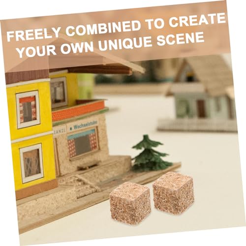minkissy 8 Stück Teiliges Miniatur Heuhaufen Modell Naturgetreue DIY Farm Szene Dekoration Wetterbeständiges Strohballen Zubehör für Puppenhaus und Gartendeko minkissy 8 Stück Teiliges Miniatur Heuhaufen Modell Naturgetreue DIY Farm Szene Dekoration Wetterbeständiges Strohballen Zubehör für Puppenhaus und Gartendeko von minkissy