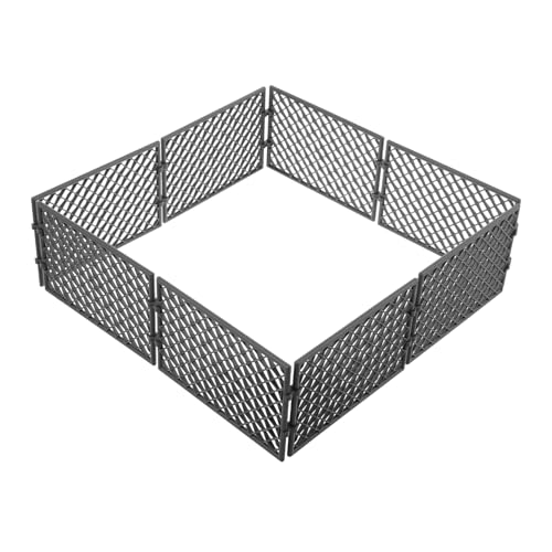minkissy 8 Stück Miniatur Gartenzaun Dekorativer Mikro Landschaftszaun für Puppenhaus und Szenenlayout Dichte Netzstruktur Vielseitig Einsetzbar Elegantes Design für Kinder von minkissy