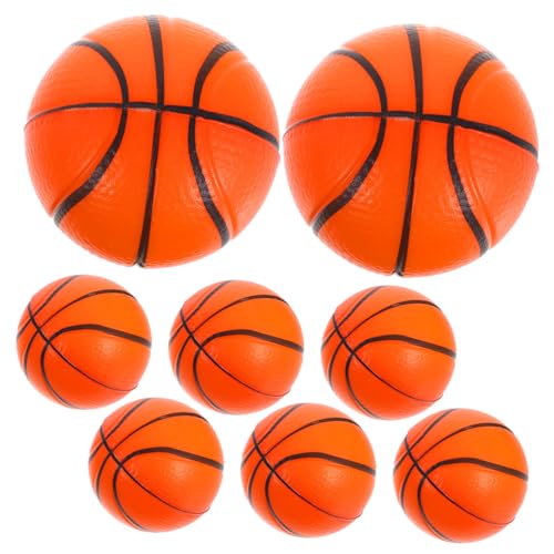 minkissy 8 Stück Teiliges PU Schaumstoff Basketball Stressbälle Mini Quetschbälle für Stressabbau Basketballform und Partygeschenk für Jungen und Mädchen minkissy 8 Stück Teiliges PU Schaumstoff Basketball Stressbälle Mini Quetschbälle für Stressabbau Basketballform und Partygeschenk für Jungen und Mädchen von minkissy