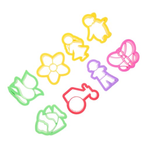 minkissy 8 Stück Teiliges Set aus Polymer Clay Ausstechern Knete Ohrringe Cutter für DIY Schmuckherstellung für Bastelprojekte und Kreative Dekorationen von minkissy
