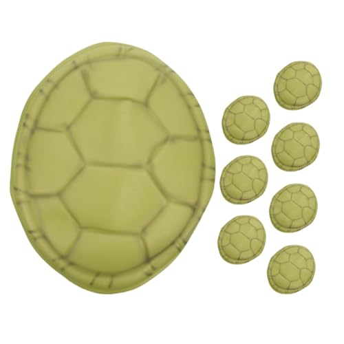 minkissy 8 Stück Teiliges Turtle Shell Cosplay aus Eva Vielseitiges Halloween Kostümzubehör für Erwachsene Einzigartiger Schildkrötenpanzer für Karneval und Verkleidungspartys von minkissy
