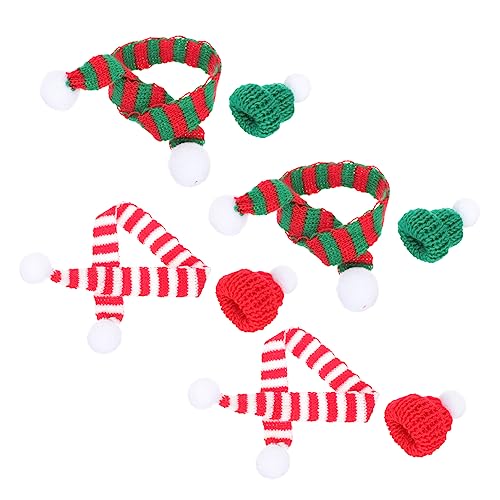 minkissy 8 Stück Teiliges Weihnachtsmini Hüte und Schals für Weinflaschen Festliche Dekorationen für Weihnachten Tisch und Baumdeko für Weinliebhaber minkissy 8 Stück Teiliges Weihnachtsmini Hüte und Schals für Weinflaschen Festliche Dekorationen für Weihnachten Tisch und Baumdeko für Weinliebhaber von minkissy