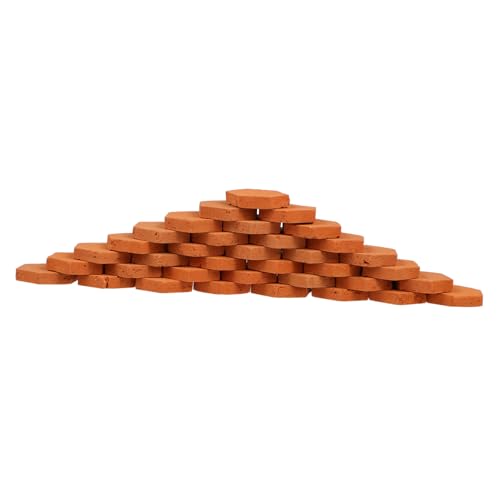 minkissy 80Stücke Wandziegel für Fairy Garden Micro Landschaftsdeko für Kreative Miniaturszenen und von minkissy
