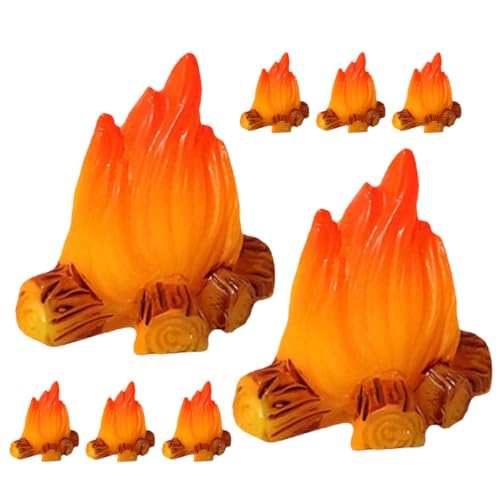 minkissy 8Stücke Miniatur Ornamente aus Kunstharz Kunstfeuer Dekoration für Puppenhaus Camping Mottoparty und Kreative Szeneneinstellungen Fördert Fantasie und Kreativität minkissy 8Stücke Miniatur Ornamente aus Kunstharz Kunstfeuer Dekoration für Puppenhaus Camping Mottoparty und Kreative Szeneneinstellungen Fördert Fantasie und Kreativität von minkissy