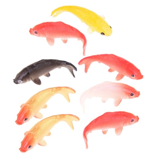 minkissy 8Stücke Miniature Karpfenmodelle für Aquarien Ausgefallene Fischfiguren zur Dekoration von Puppenhäusern und Miniaturlandschaften Realistisches Design Langlebig minkissy 8Stücke Miniature Karpfenmodelle für Aquarien Ausgefallene Fischfiguren zur Dekoration von Puppenhäusern und Miniaturlandschaften Realistisches Design Langlebig von minkissy