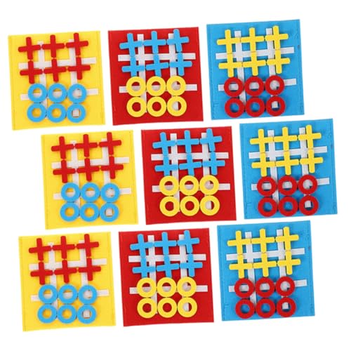 minkissy 9 Stück Teiliges Toe Spielset für Interaktives Lernspielzeug Fördert Kritisches Problemlösungsfähigkeiten und Kognitive Entwicklung Farbenfrohes Brettspiel für Altersgruppen minkissy 9 Stück Teiliges Toe Spielset für Interaktives Lernspielzeug Fördert Kritisches Problemlösungsfähigkeiten und Kognitive Entwicklung Farbenfrohes Brettspiel für Altersgruppen von minkissy