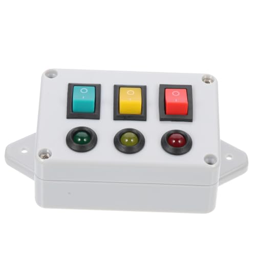 minkissy 94.7G Farbenfrohes Busy Board mit LED Farbwechsel Lampe für Kleinkinder Lernspielzeug Motorik und Farberkennung Geeignet für Jungen und Mädchen Ab Jahr von minkissy