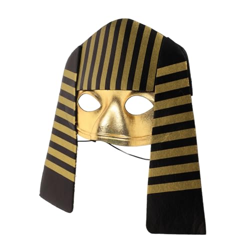 minkissy Ägyptische Maske für Halloween und Kostümpartys Einzigartige Bequeme und Leichte Cosplay Maske für Rollenspiele und Festliche Anlässe Wiederverwendbare Dekorationsmaske minkissy Ägyptische Maske für Halloween und Kostümpartys Einzigartige Bequeme und Leichte Cosplay Maske für Rollenspiele und Festliche Anlässe Wiederverwendbare Dekorationsmaske von minkissy