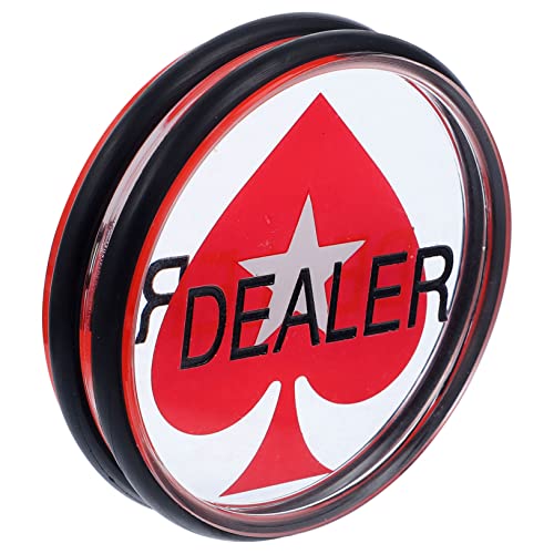 minkissy Acryl Poker Dealer Button Doppelseitiger Spielchip für Poker für Nächte Zuhause oder Spielabende Unterstützt Mathematisches Lernen und Zählen minkissy Acryl Poker Dealer Button Doppelseitiger Spielchip für Poker für Nächte Zuhause oder Spielabende Unterstützt Mathematisches Lernen und Zählen von minkissy