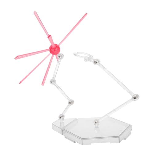 minkissy Action Figure Display Rack mit Verstellbarem Design Stabiler Halter für Modelle und Figuren für Kreative Arrangements und Sammlungspräsentationen Leicht und Tragbar aus Robustem von minkissy