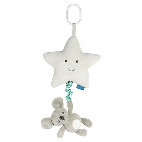 minkissy Activity Hängespielzeug Stroller Toy mit Niedlichen Tiermotiven Sicherer Greifring Sensorisches Neugeborenen für Jungen und Mädchen Kinderfreundlich und Einfach zu Befestigen von minkissy