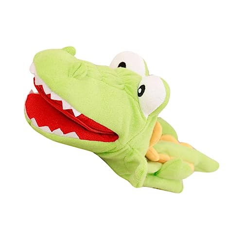 minkissy Alligator Handpuppen für Interaktive Eltern Junge Mädchen Geschichtenerzählung Weiche und Waschbare Puppen aus PP Baumwolle für Rollenspiele und Fantasie von minkissy