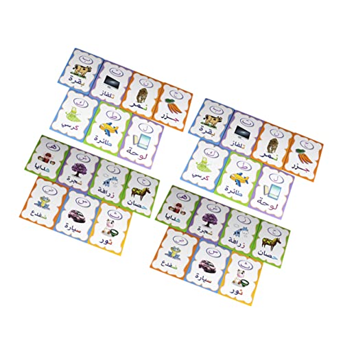 minkissy Arabische Buchstaben Lernkarten für Kindergarten Teilig Papierbasierte Sensorische Flash Cards zu Junge Mädchen Augen und Haut Fördert und Motorikentwicklung Lernspielzeug minkissy Arabische Buchstaben Lernkarten für Kindergarten Teilig Papierbasierte Sensorische Flash Cards zu Junge Mädchen Augen und Haut Fördert und Motorikentwicklung Lernspielzeug von minkissy
