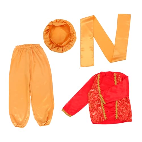 minkissy Arabischer Kostüm Outfit mit Hut und Gürtel für Halloween Schulaufführungen und Themenpartys S minkissy Arabischer Kostüm Outfit mit Hut und Gürtel für Halloween Schulaufführungen und Themenpartys S von minkissy