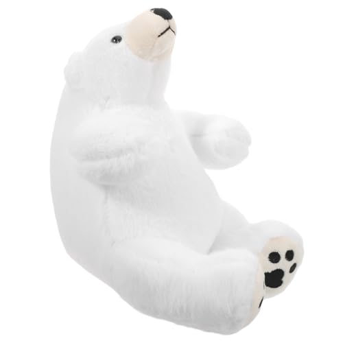 minkissy Arktisches Plüschkissen Eisbär Für Jungen Eisbär Stofftier Dekor Bär Stofftier Weicher Plüsch Puppe Weiß von minkissy
