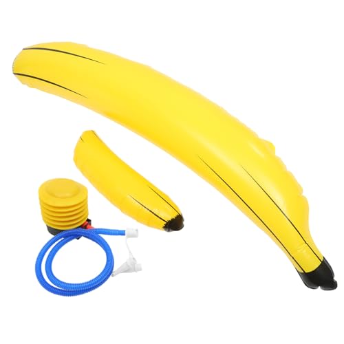 minkissy Aufblasbare Pvc bananen Deko Poolspielzeug mit Fußpumpe Realistische Früchte für Garten Strand Party deko und Fotorequisit Langlebig und Vielseitig Einsetzbar minkissy Aufblasbare Pvc bananen Deko Poolspielzeug mit Fußpumpe Realistische Früchte für Garten Strand Party deko und Fotorequisit Langlebig und Vielseitig Einsetzbar von minkissy