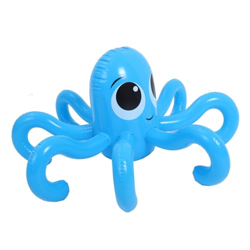 minkissy Aufblasbarer Octopus Wassersprenger Garten Spritzspielzeug Sommer Outdoor Spiele Wasserspielzeug für Erwachsene von minkissy