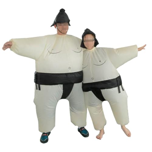 minkissy Aufblasbarer -Wrestling -Anzug Anzüge sprengen Sie Halloween-Kostüme aufblasbares Kostüm für Erwachsene Ringen Outfit zeigen Wrestling-Kostüm Zufällige Farbe von minkissy