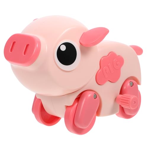 minkissy Aufziehschwein Spielzeug für Babys Süßes Tierspielzeug mit Farbenfrohes Aufziehspielzeug in Schweineform für Partys von minkissy