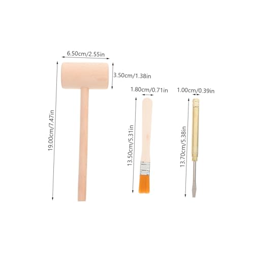 minkissy Ausgrabungsset mit Hammer Meißel Pinsel Robustes Archäologie zur Feinmotorik und Lernspaß für Jungen und Mädchen Teiligem Werkzeugset minkissy Ausgrabungsset mit Hammer Meißel Pinsel Robustes Archäologie zur Feinmotorik und Lernspaß für Jungen und Mädchen Teiligem Werkzeugset von minkissy