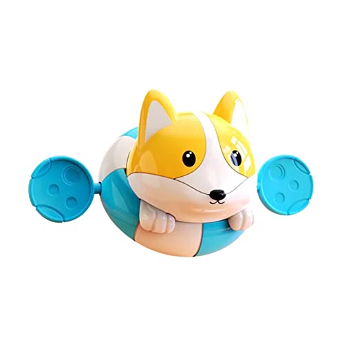 minkissy Badespielzeug Schwimmendes Hundespielzeug Kleinkinder Wasserspielzeug Lernspielzeug Cartoon Tier für Badewanne und Pool Schimmelfrei für Sommer und Geburtstag von minkissy