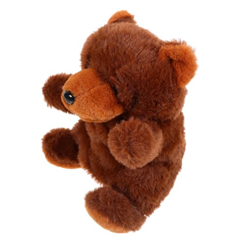 minkissy Bär Handpuppe aus Interaktives Lernspielzeug für Fördert Fantasie und Kommunikation für Geschichtenerzählen und Eltern Interaktion von minkissy