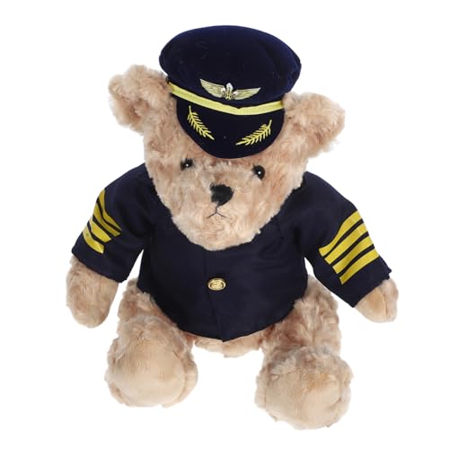 minkissy Bär im Pilotenkostüm Süßes Plüschtier für Hochzeiten Geburtstagsfeiern und Kreative Einzigartiger Partyfavor für Besondere Anlässe minkissy Bär im Pilotenkostüm Süßes Plüschtier für Hochzeiten Geburtstagsfeiern und Kreative Einzigartiger Partyfavor für Besondere Anlässe von minkissy