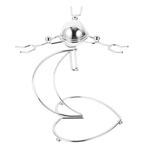 minkissy Balance Dekoration mit DREI Kleinen Eisenfiguren Stabiles Pendelspielzeug für Schreibtisch Physikalisches Lernspielzeug Langlebiges Metall Ornament für Büro und Wohnraumgestaltung minkissy Balance Dekoration mit DREI Kleinen Eisenfiguren Stabiles Pendelspielzeug für Schreibtisch Physikalisches Lernspielzeug Langlebiges Metall Ornament für Büro und Wohnraumgestaltung von minkissy