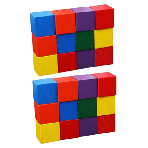 minkissy Bausteine Teilig Bunte Holz Würfel Lernspielzeug Pädagogisch Fördernd für Vorschulkinder Kreativspielzeug zur Farberkennung und Motorischen Entwicklung minkissy Bausteine Teilig Bunte Holz Würfel Lernspielzeug Pädagogisch Fördernd für Vorschulkinder Kreativspielzeug zur Farberkennung und Motorischen Entwicklung von minkissy