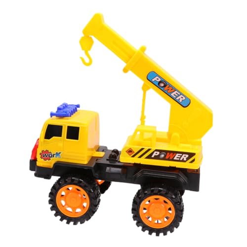 minkissy Baustellenfahrzeug Kunststoff Kran Groß Robust Sicher Langlebig für Jungen Mädchen Outdoor Spiel von minkissy