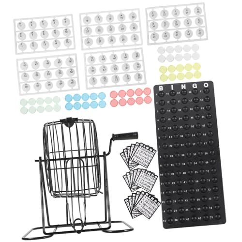 minkissy Bingo Spielset Amerikanischer Stil Partyspiel Gesellschaftsspiel für Familie mit Farbenfrohem Design Kompakt Leicht Spielerfreundlich Fördert Soziale und Kognitive Fähigkeiten minkissy Bingo Spielset Amerikanischer Stil Partyspiel Gesellschaftsspiel für Familie mit Farbenfrohem Design Kompakt Leicht Spielerfreundlich Fördert Soziale und Kognitive Fähigkeiten von minkissy