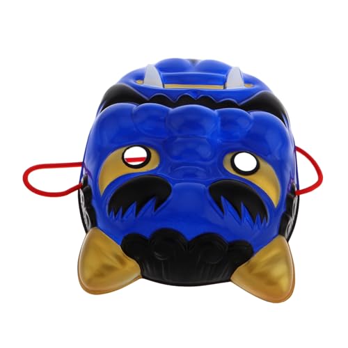 minkissy Blaue Geistermaske Gruselige Halloween Maske Cosplay Maske Karnevalsmaske Dekoration Opernmaske Für Cosplay Karnevalsparty Maske Cosplay Gesichtsmaske Partyzubehör von minkissy