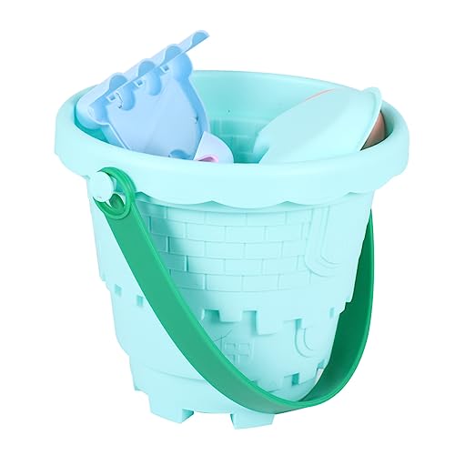 minkissy Bunte Strandspielzeuge für Lustiger Eimer mit Verschiedenen Formen für Jungen und Mädchen Fördert Kreativität und Interaktion aus Sicherem Kunststoff Gefertigt Zufällige Farbe von minkissy