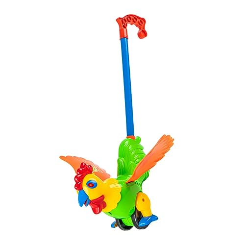 minkissy Bunter Lauflernwagen für Kleinkinder Abnehmbarer Cartoon Hahn Schiebewagen Lernspielzeug Hand Augen Koordination Sicher Hochwertigem für Drinnen und Draußen Zufällige Farbe minkissy Bunter Lauflernwagen für Kleinkinder Abnehmbarer Cartoon Hahn Schiebewagen Lernspielzeug Hand Augen Koordination Sicher Hochwertigem für Drinnen und Draußen Zufällige Farbe von minkissy