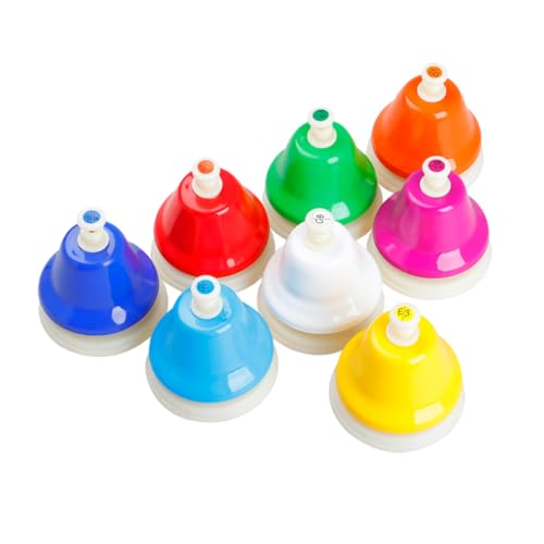 minkissy Buntes Diatonisches Handglocken für Pädagogisches Musikinstrument Fördert Gehirnentwicklung Rhythmisch Leicht Tragbar für Frühe Musikalische Bildung minkissy Buntes Diatonisches Handglocken für Pädagogisches Musikinstrument Fördert Gehirnentwicklung Rhythmisch Leicht Tragbar für Frühe Musikalische Bildung von minkissy