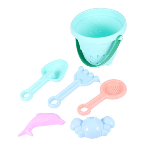 minkissy Buntes Sandspielzeug Set für Spaßige Strand Eimer und Fischspielzeuge aus Sicherem Kunststoff für Jungen und Mädchen Fördert Interaktion und Kreativität Zufällige Zufällige Farbe von minkissy