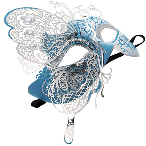minkissy Butterfly Designed Maske für Frauen Half Face Maskerade Ball Kostümzubehör für Halloween Karneval Geburtstagsfeiern und Cosplay Events von minkissy