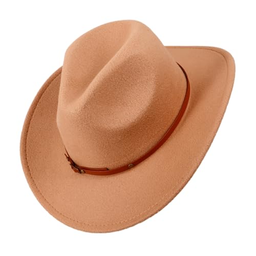 minkissy Cowboyhut Westernstyle für Damen Herren Verstellbare Filzkopfbedeckung für Kostümpartys Cosplay Karneval Halloween Eleganter Bequemer Hut für Jede Gelegenheit minkissy Cowboyhut Westernstyle für Damen Herren Verstellbare Filzkopfbedeckung für Kostümpartys Cosplay Karneval Halloween Eleganter Bequemer Hut für Jede Gelegenheit von minkissy