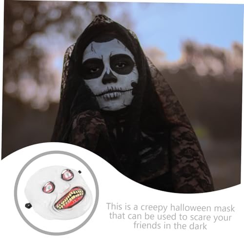 minkissy Creepy Halloween Maske aus Leichtem Gummi mit Gruseligem Dämonen Design Realistische Kostümmaske für Halloween Maskenball Party und Cosplay Komfortabel und Langlebig minkissy Creepy Halloween Maske aus Leichtem Gummi mit Gruseligem Dämonen Design Realistische Kostümmaske für Halloween Maskenball Party und Cosplay Komfortabel und Langlebig von minkissy
